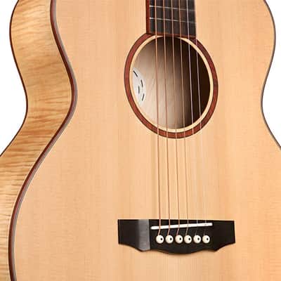 Guild Westerly Jumbo Junior Reserve Maple Natural Travel Electro Acoustic Guitar image 5