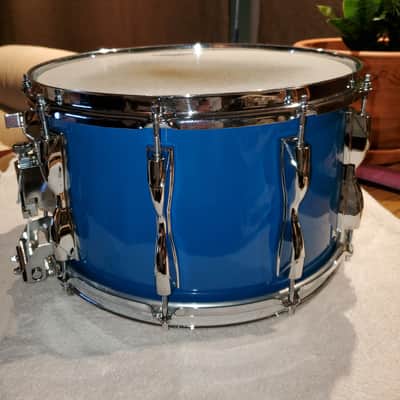 Yamaha Recording Custom SD-098 14" x 8" 1989 - Cobalt Blue image 7