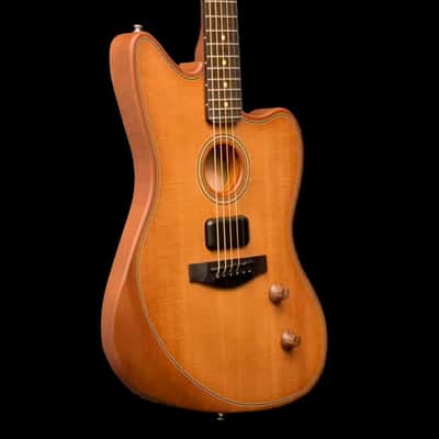 Fender Acoustasonic Standard Jazzmaster, Aged Natural image 6