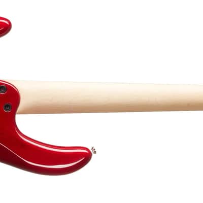 Cort ACTIONBASSVPLUSTR Action Bass V Plus Double Cutaway Poplar Body Hard Maple Neck 5-String Bass Guitar image 4