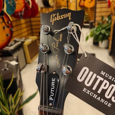 Gibson Les Paul Future Tribute with Manual Tuners 2013 - Gold Top/Dark Back image 4