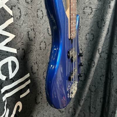 Yamaha TRBX174 DBM Electric Bass Guitar, 4-String, Dark Blue Metallic image 7