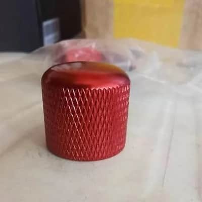 Red 3 Piece Guitar Bass Knobs image 2
