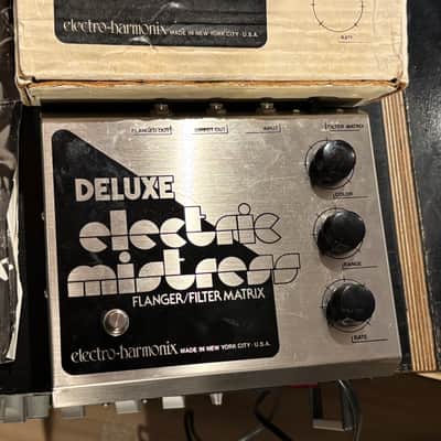 Impossibly Clean Electro-Harmonix Deluxe Electric Mistress V1 with original Box, paperwork and Reticon SAD1024A chip!!! image 11
