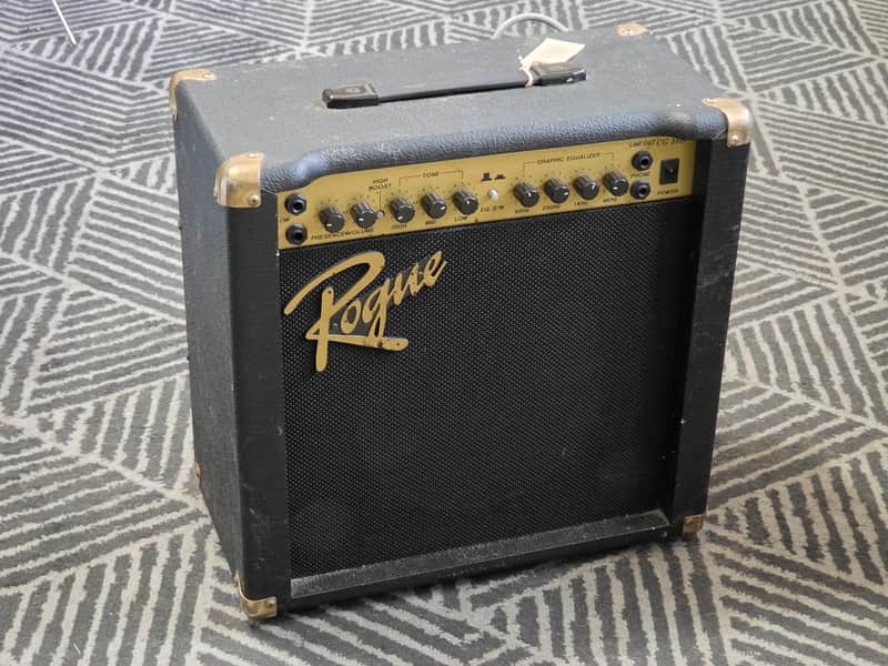 Rogue CG-30B 1990's Bass Amp Combo- Black image 1