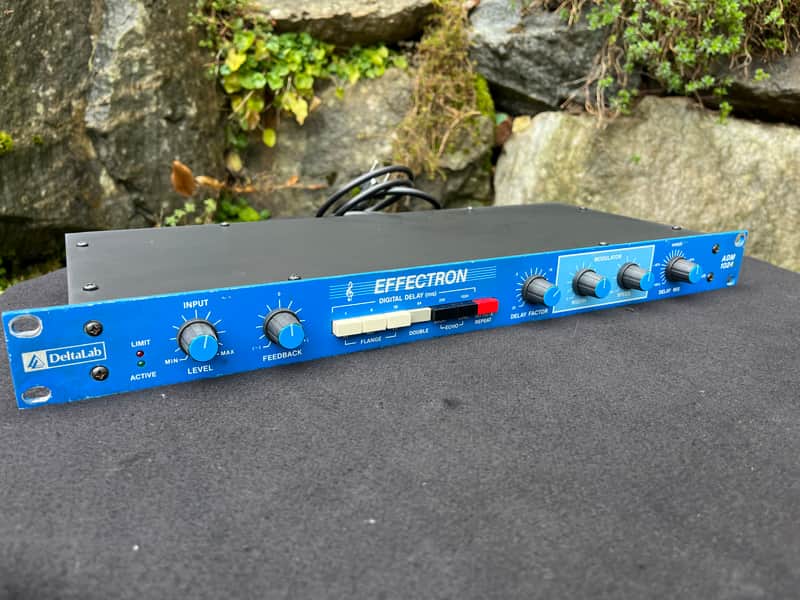 DeltaLab Effectron ADM 1024 Digital Delay 1980s - Blue image 1