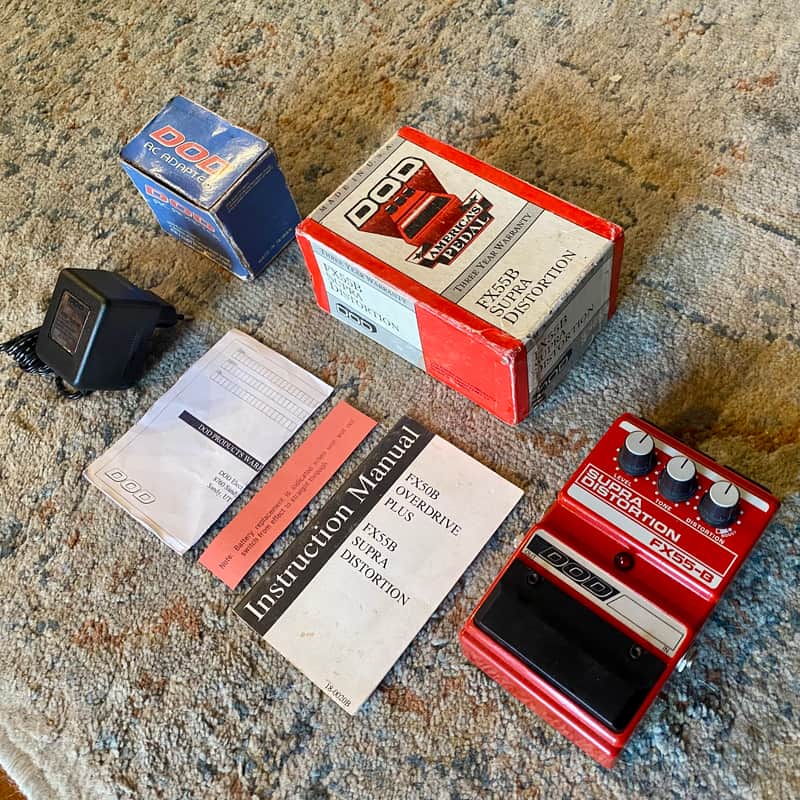 DOD FX55B Supra Distortion MADE IN USA MINT 1987 image 1