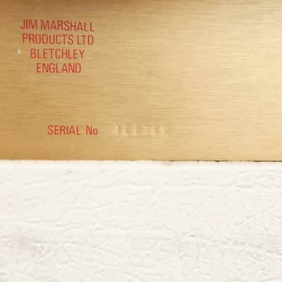 Marshall JCM 800 4104 50 Watt Lead 2x12 Combo Amp - White Tolex! image 15