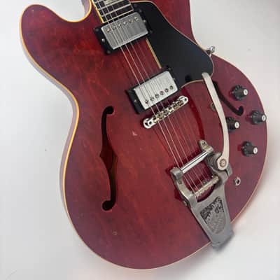 1967 Gibson ES-335TD with Factory Bigsby Cherry Finish & OHSC image 3