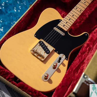 Fender Limited Edition 75th Anniversary 1951 Telecaster Butterscotch Blonde Nitro Finish w/ Quilt Top, Fender Flagship Tokyo Store Exclusive & Super Limited Model image 7