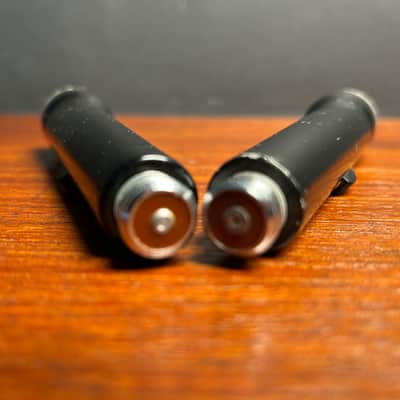 1967 Teisco Sound Research Labs DM-108 stero microphone pair vintage cardioid dynamic w/ lo-z transformer ( electro voice 666 and Shure Sm57 combined ) image 11