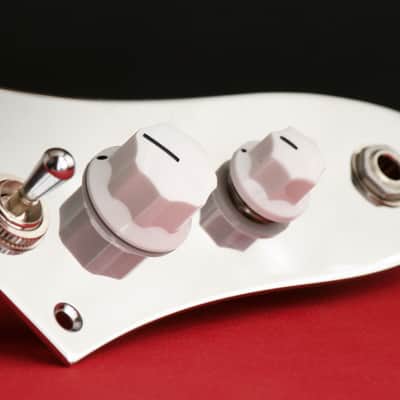 Blasphemy. A Fender Jazz Bass Wiring Harness and Control Plate with 3 Way Toggle Switch image 4