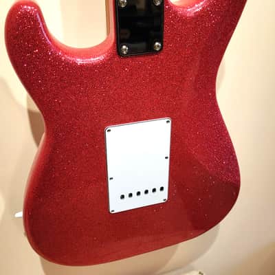 Custom Designed & Crafted Strat Style Big Flake Metallic Champagne Sparkle-Serial #079 2025 image 12