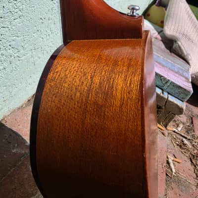 Harmony Baritone Ukelele 1950-1960s (Not certain) - Solid brown light gloss mahagony natural image 7