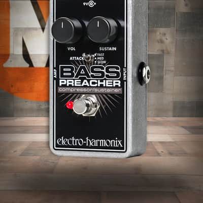 Electro-Harmonix Bass Preacher Compressor/Sustainer Pedal (BASS PREACHER) image 1