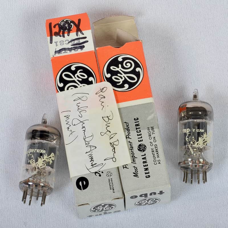 Amperex 12AX7 Bugle Boy  (Pair) - Made in Holland image 1