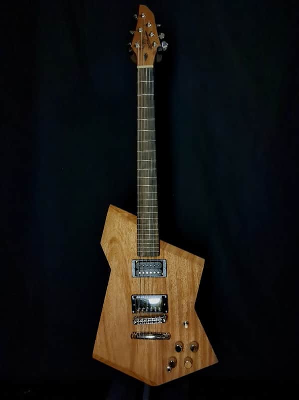 Amethyst Guitars 8 Bit Mahogany. Luthier built, custom, handmade, unique image 1
