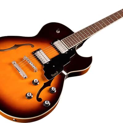Guild Starfire I SC Semi-Hollow Electric Guitar, Rosewood Fingerboard, Antique Burst image 4
