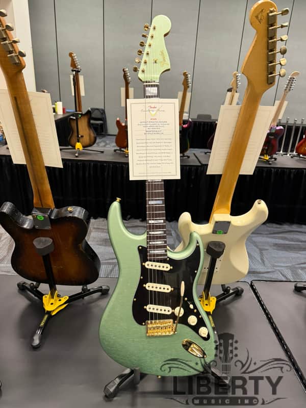 Fender Custom Shop Offset Stratocaster - Dlx Closet Classic W/ Gold Hardware - Sage Green Metallic - Masterbuilt By Kyle Mcmillin PRE ORDER image 1
