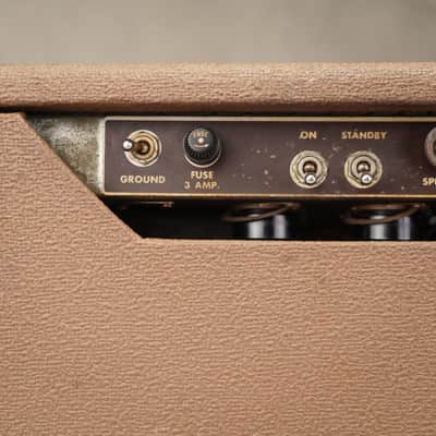 1962 Fender Concert Amp 6G12-A Brownface 4x10 Combo Amp  #59034 image 15