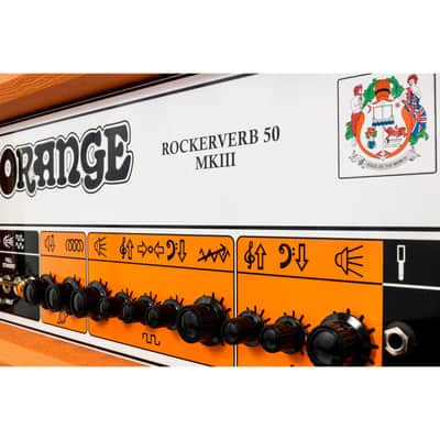 Orange Rockerverb 50H MKIII Head Orange - Tube Amp Head for Electric Guitars image 4