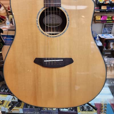 Breedlove Pursuit Dreadnought Ebony Cutaway Acoustic/Electric Guitar 2016 - Gloss Natural image 2