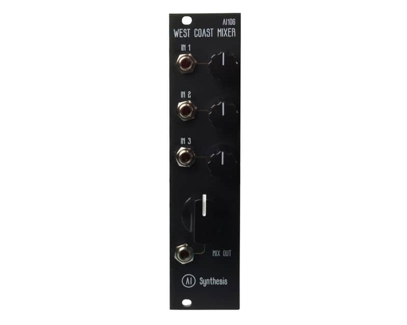 AI Synthesis AI106 West Coast Mixer - Full DIY Kit- Black image 1