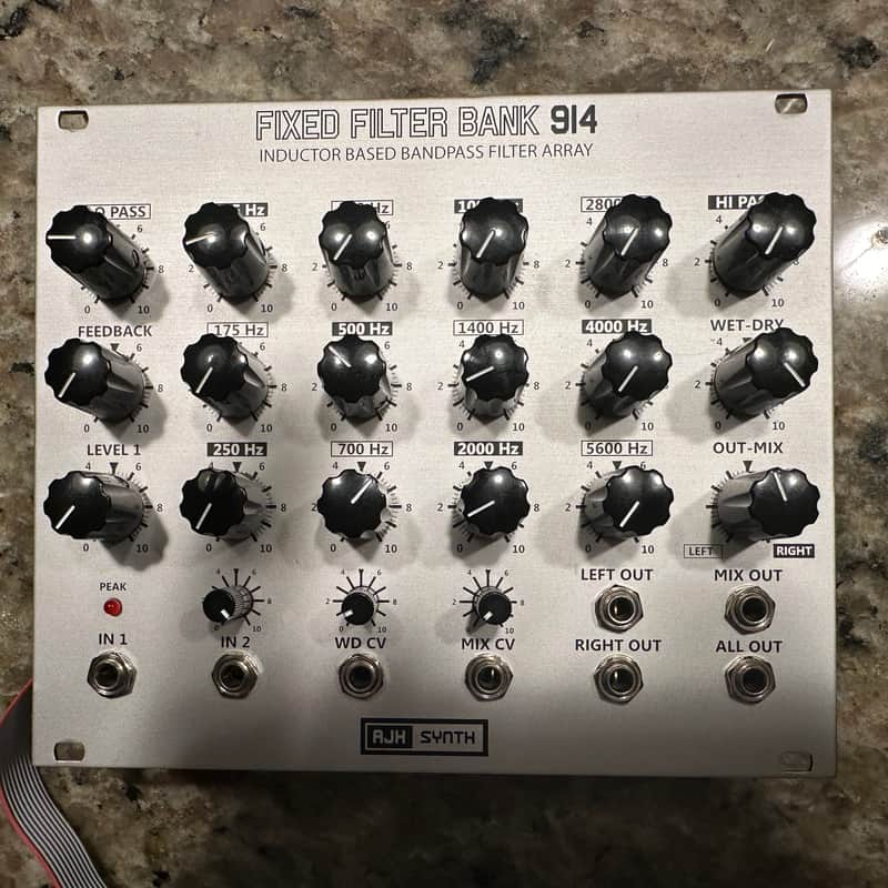 2010s AJH Synth 914 Fixed Filter Bank Silver