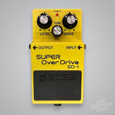 Boss SD-1 Super OverDrive (Silver Label) 1997 - Present - Yellow image 2