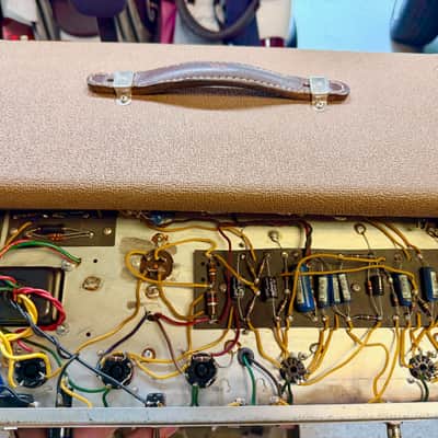 1962 Fender Princeton Combo Amp - Brownface image 3