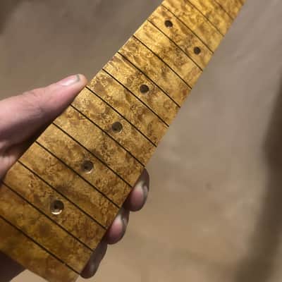 BADA$$ BIRDSEYE MAPLE STRAT GUITAR NECK FITS FENDER & WARMOTH image 4