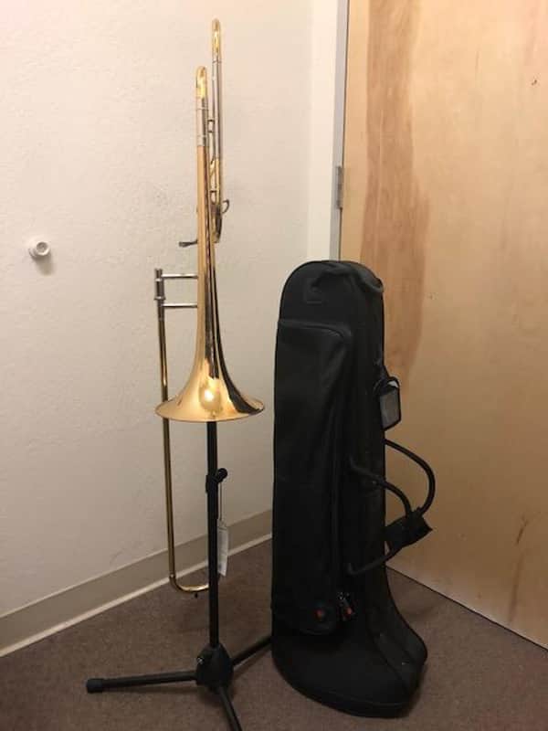 Used Bach 42K Tenor Trombone Gold Brass Bell image 1