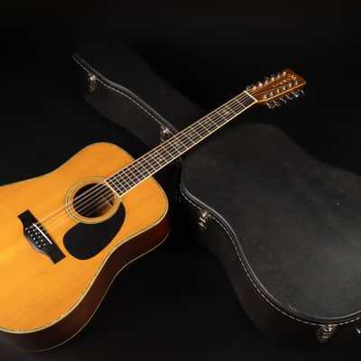 1979 Morris B-50 - Natural | Vintage Japan Post Lawsuit D-41 Dreadnought 12-String Acoustic Guitar 3-Piece Back Jacaranda | Case image 20