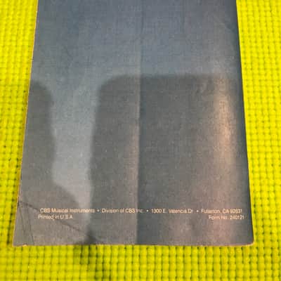 1982 Fender/Rogers/Rhodes Parts Price List image 2