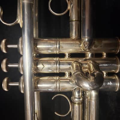 Bach Stradivarius Artisan AB190S Silver Trumpet! Chem Cleaned & Serviced! image 11