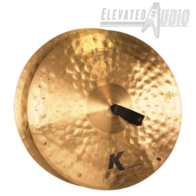 Zildjian 20" K Symphonic Series Concert Cymbals  (Pair)  K2108. Traditional finish, No Straps.  BUY! image 1