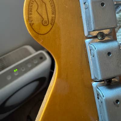 Fender custom shop 1957 stratocaster - 1990 sunburst john page era chunky neck image 5