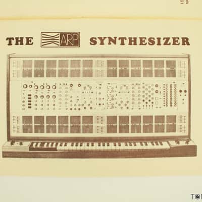 What Is An ARP Synthesizer? Postcard Promo Mailer arp 2500 VINTAGE SYNTH DEALER image 2