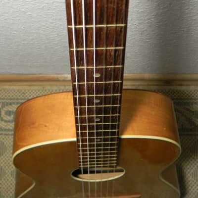 vintage Hofner Höfner 517 acoustic parlor guitar Gitarre chitarra Germany 1960s image 8