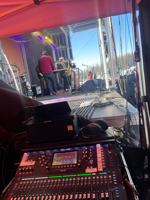 Allen & Heath SQ-6 WITH DANTE 64x64 CARD and FLIGHT CASE image 1
