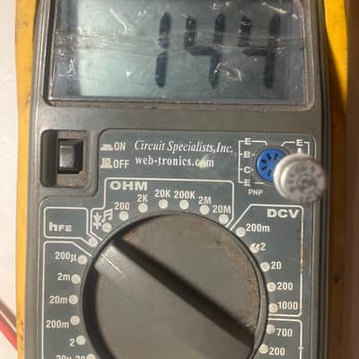 RCA 35120 Vintage Germanium NPN Transistor (NOS) - Silver Can, High Gain hFE 140, Zero Leakage image 7