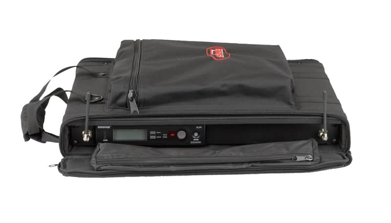 SKB 1u Space Soft Rack Case Padded Bag for Wireless Systems Guitar Effects image 1