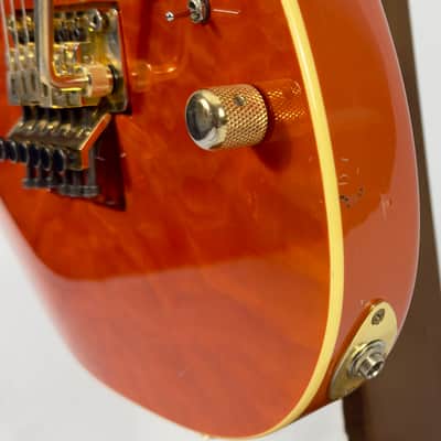 Schecter NV-3-22 Electric Guitar MIJ Japan 2018 - Orange Flame Maple image 9