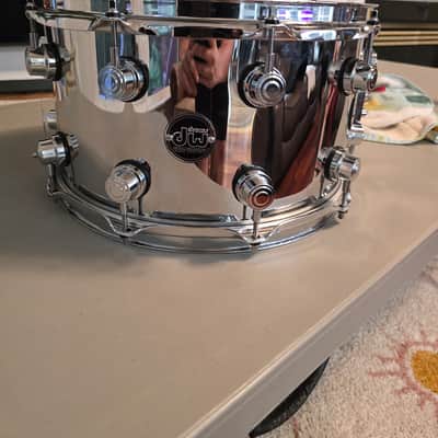 DW Performance Series 8x14" Steel Snare Drum 2010 - Present - Chrome Over Steel image 2