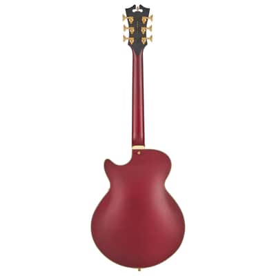 D'Angelico Deluxe Bobby Weir SS Semi-Hollow Guitar - Satin Trans Wine - Open Box image 8