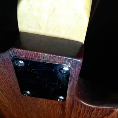 DICEMAN Custom Walnut Bass LEFT HANDED - Electronics mostly work - Wilkinson Pickup 9.1 pounds image 12
