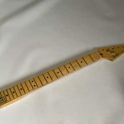 1990 Fender USA American Standard Stratocaster Guitar Neck 22 Fret Maple Board image 1