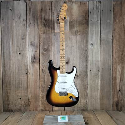 Fender 1955 Stratocaster Sunburst One-Piece Ash Body Excellent image 2