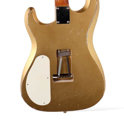 Fiam Guitars Mirari F5 2023 - Aztec Gold over Silver. By past Ronin Guitars luthier Izzy Lugo. NEW (Authorized Dealer) image 8