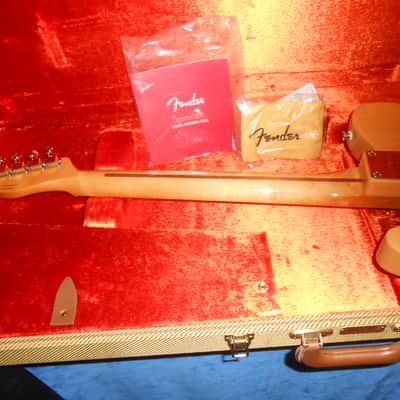 Fender Vintera Nocaster Telecaster 50's Butterscotch with upgrades and G&G tweed case image 13